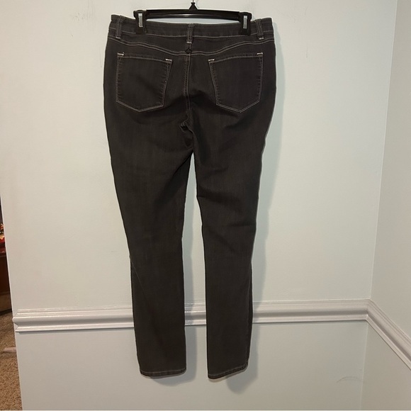 PrAna Dark Gray Mid-Rise Straight Leg Denim Jeans Size 8 - Picture 3 of 8